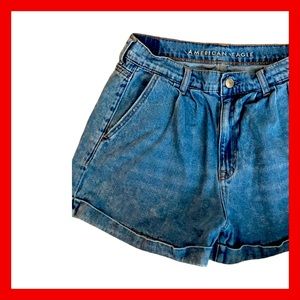 American Eagle Mom Jean Shorts Sz 6